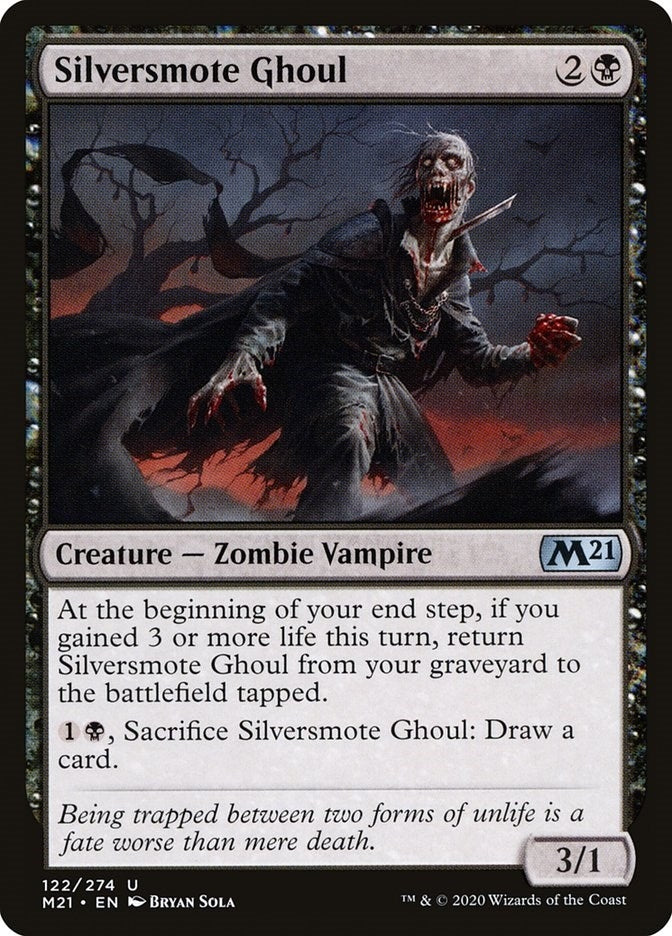 Image for Silversmote Ghoul (Core Set 2021) (122) - Magic: The Gathering