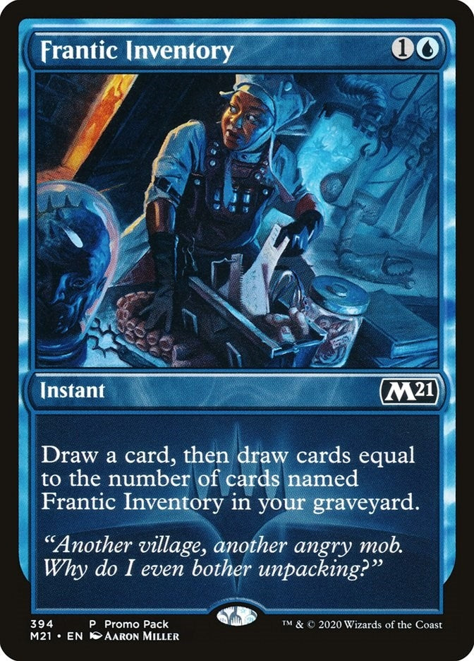 Image for Frantic Inventory (Promo Pack: Core Set 2021) (394) - Magic: The Gathering