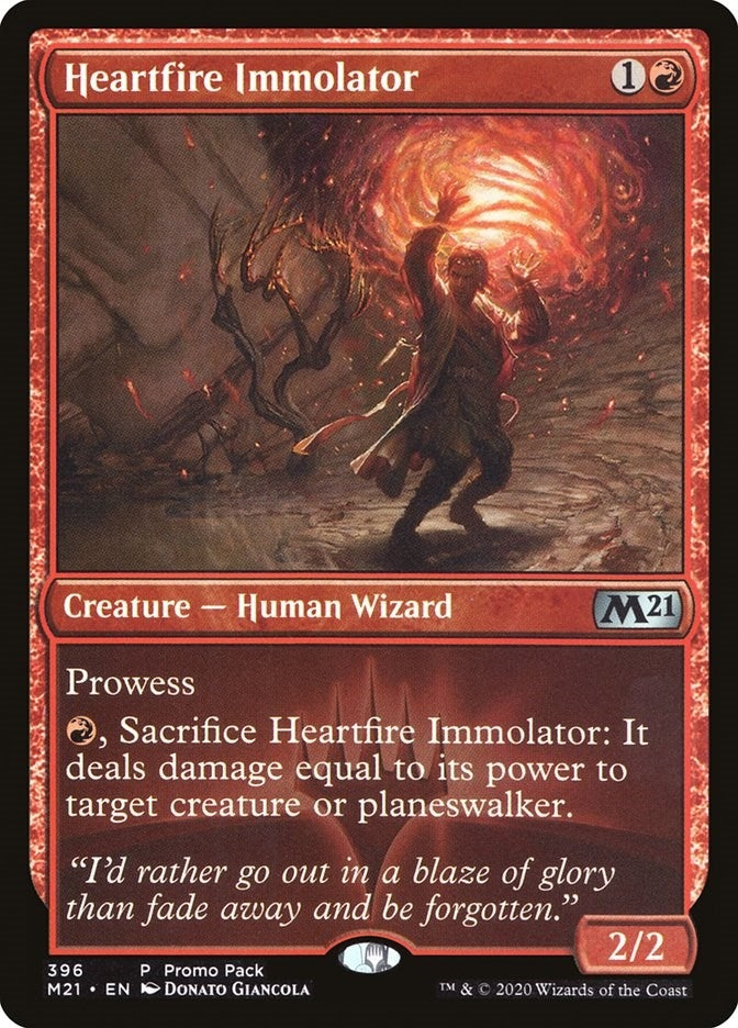 Image for Heartfire Immolator (Promo Pack: Core Set 2021) (396) - Magic: The Gathering