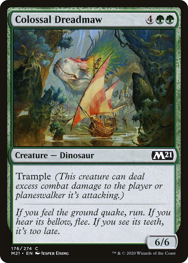 Image for Colossal Dreadmaw (Core Set 2021) (176) - Magic: The Gathering