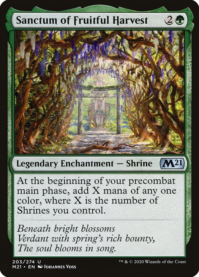 Image for Sanctum of Fruitful Harvest (Core Set 2021) (203) - Magic: The Gathering