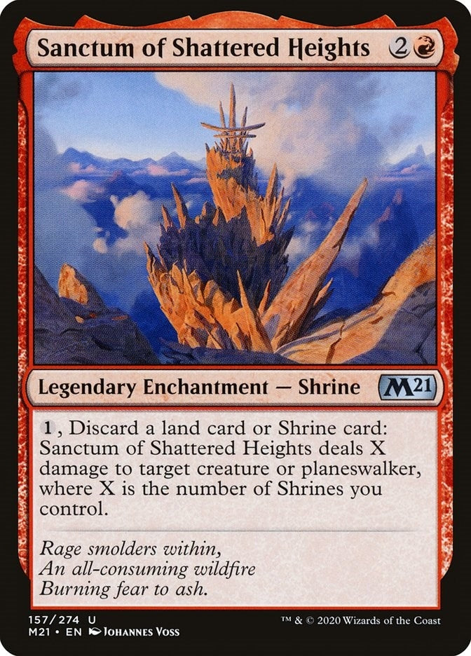 Image for Sanctum of Shattered Heights (Core Set 2021) (157) - Magic: The Gathering