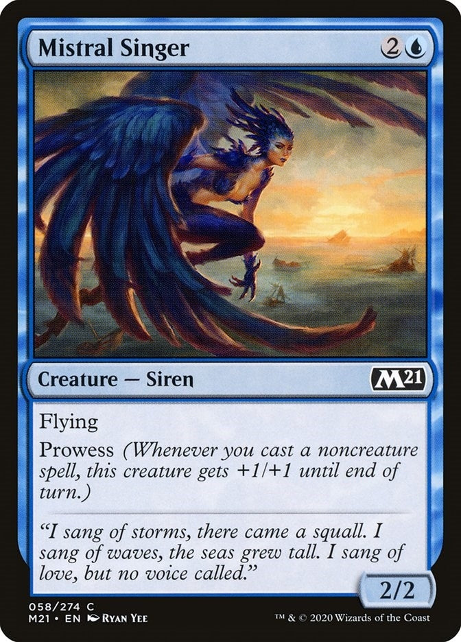 Image for Mistral Singer (Core Set 2021) (58) - Magic: The Gathering