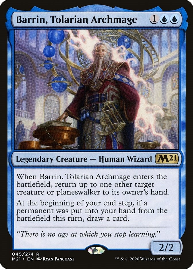 Image for Barrin, Tolarian Archmage (Core Set 2021) (45) - Magic: The Gathering