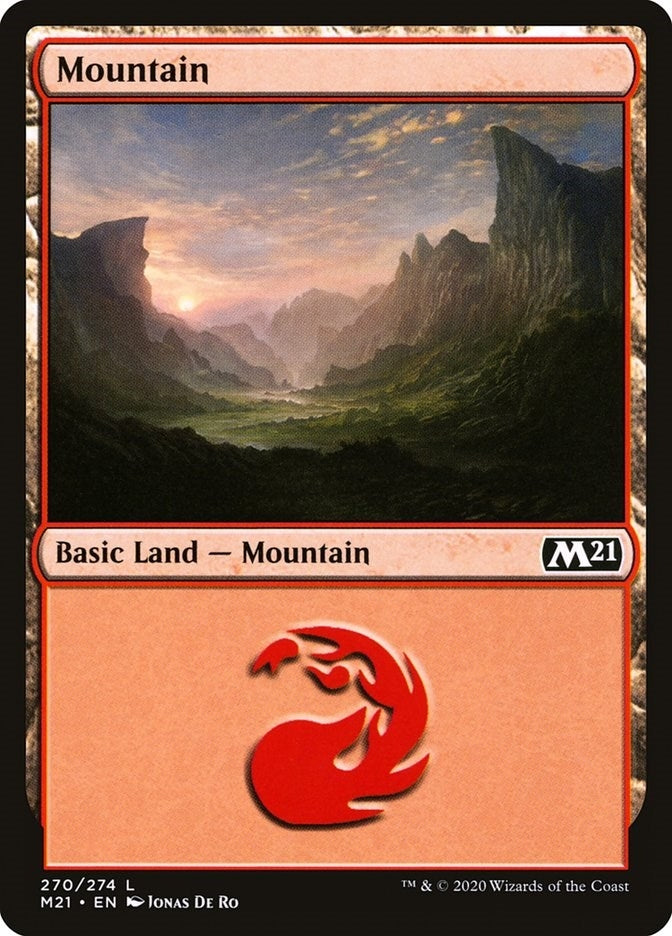 Image for Mountain (270) (Core Set 2021) (270) - Magic: The Gathering