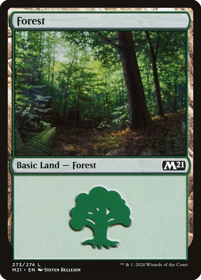 Image for Forest (273) (Core Set 2021) (273) - Magic: The Gathering