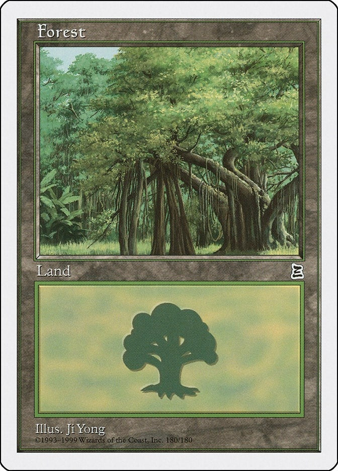 Image for Forest (180) (Portal Three Kingdoms) (180) - Magic: The Gathering