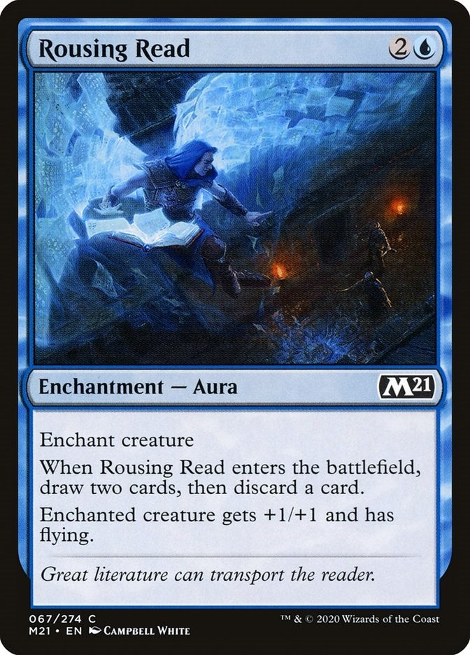Image for Rousing Read (Core Set 2021) (67) - Magic: The Gathering