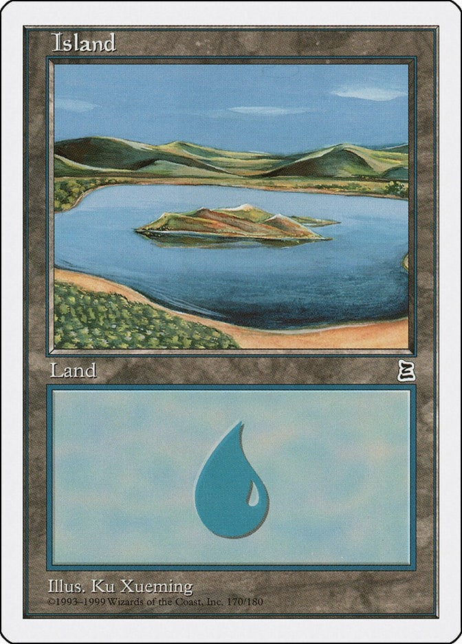 Image for Island (170) (Portal Three Kingdoms) (170) - Magic: The Gathering