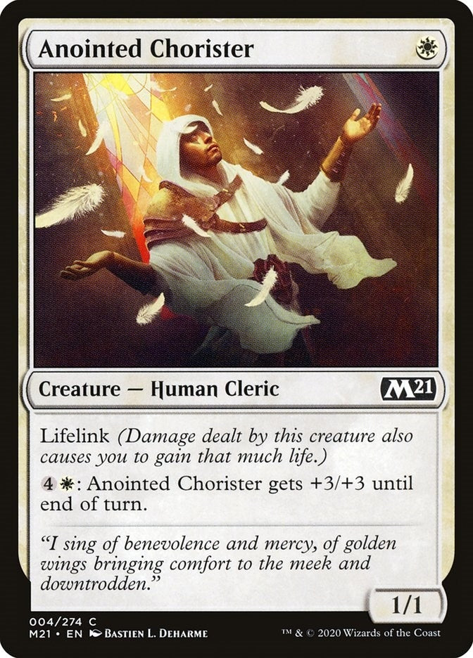 Image for Anointed Chorister (Core Set 2021) (4) - Magic: The Gathering