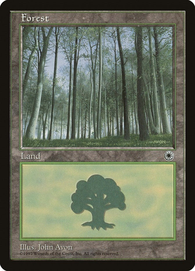 Image for Forest (Pale Trees) (Portal) - Magic: The Gathering