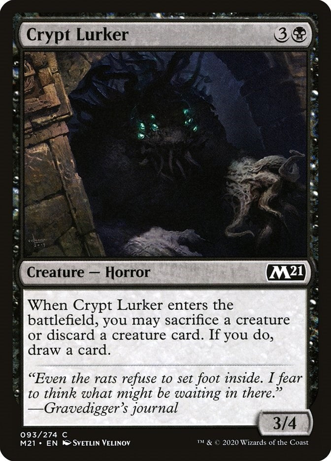 Image for Crypt Lurker (Core Set 2021) (93) - Magic: The Gathering