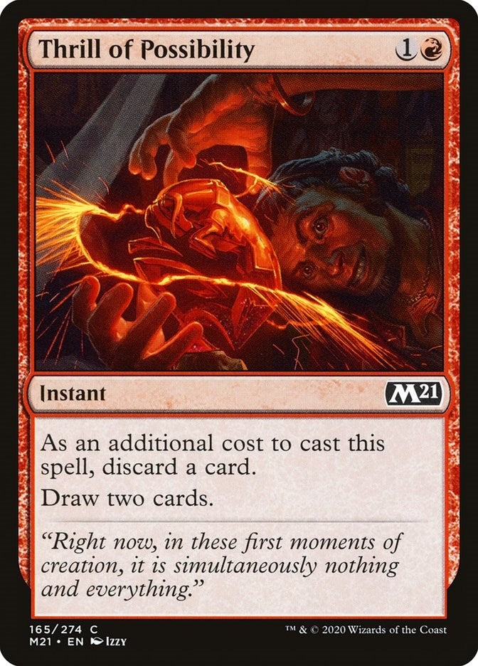 Image for Thrill of Possibility (Core Set 2021) (165) - Magic: The Gathering