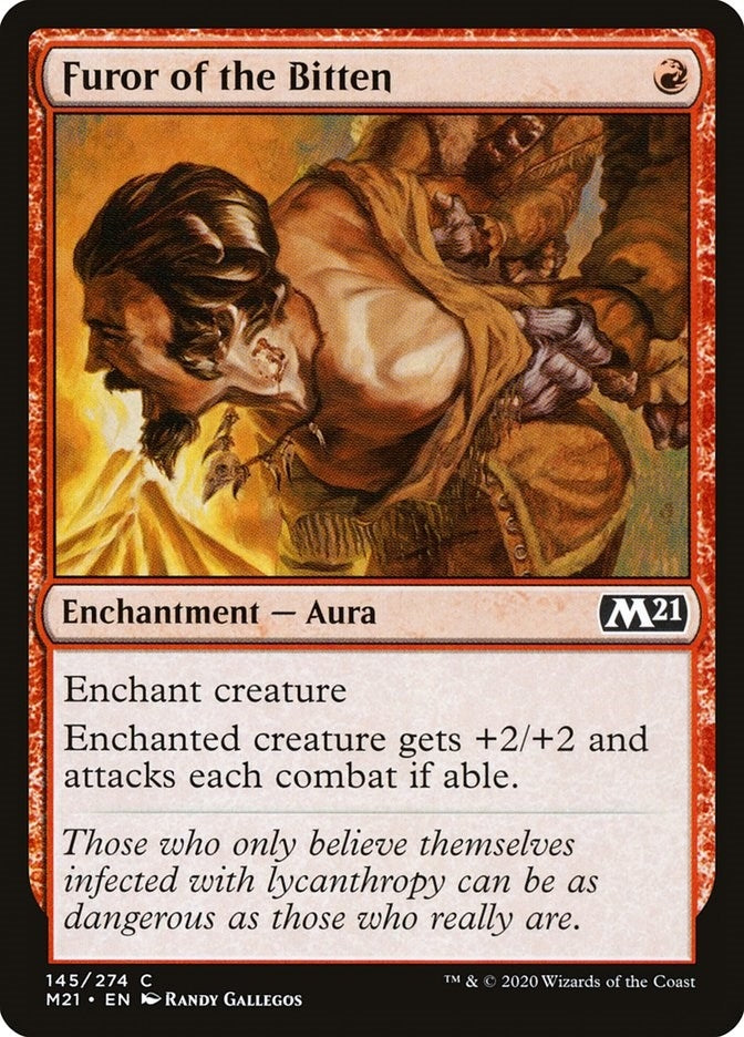 Image for Furor of the Bitten (Core Set 2021) (145) - Magic: The Gathering
