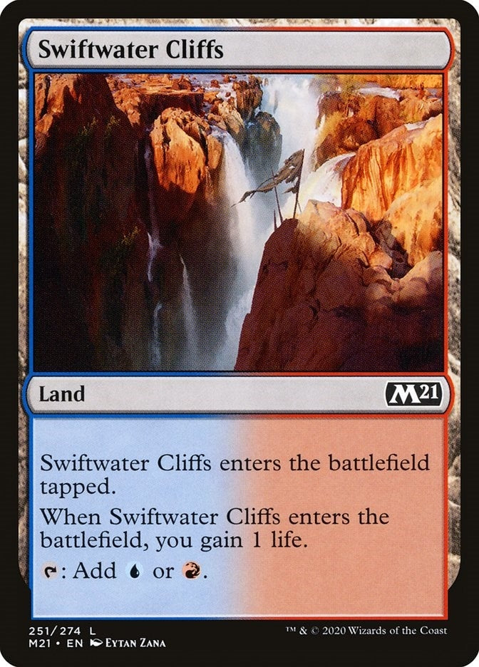 Image for Swiftwater Cliffs (Core Set 2021) (251) - Magic: The Gathering