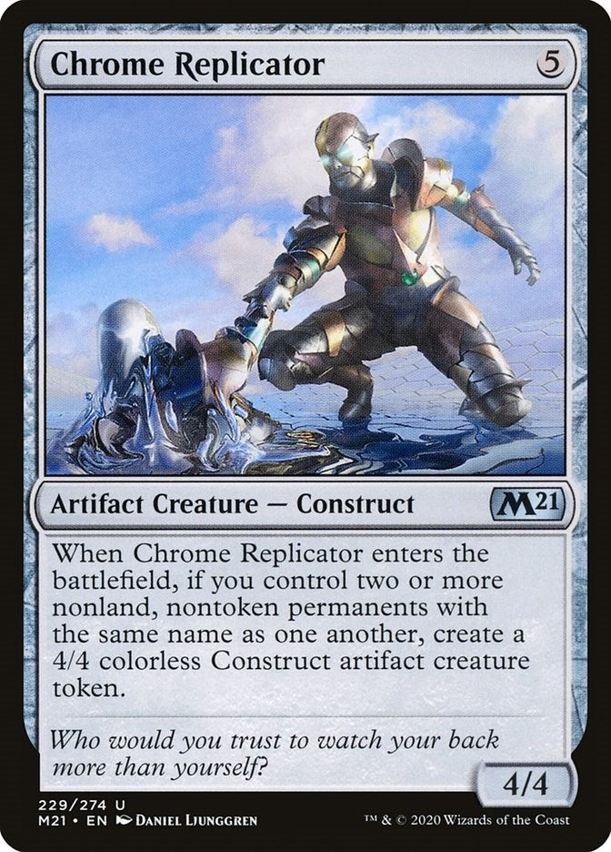 Image for Chrome Replicator (Core Set 2021) (229) - Magic: The Gathering
