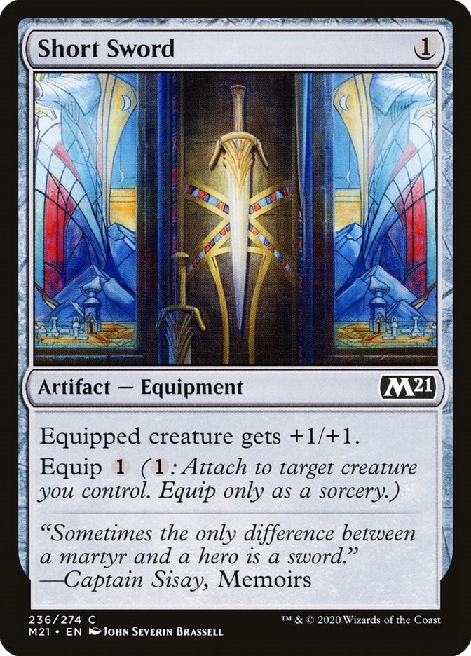 Image for Short Sword (Core Set 2021) (236) - Magic: The Gathering