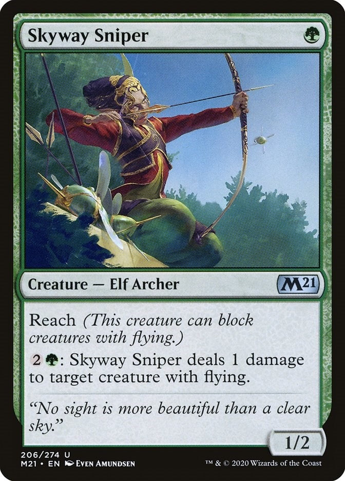 Image for Skyway Sniper (Core Set 2021) (206) - Magic: The Gathering