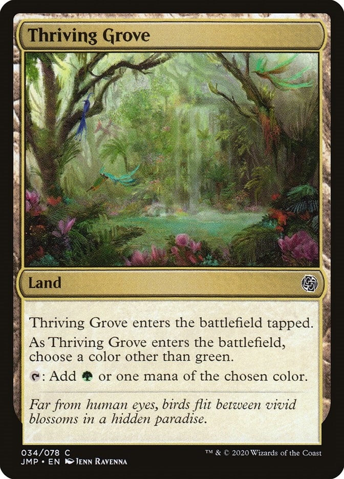 Image for Thriving Grove (Jumpstart) (34) - Magic: The Gathering