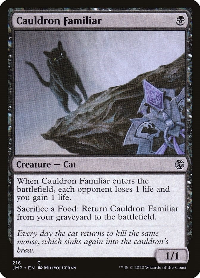 Image for Cauldron Familiar (Jumpstart) (216) - Magic: The Gathering
