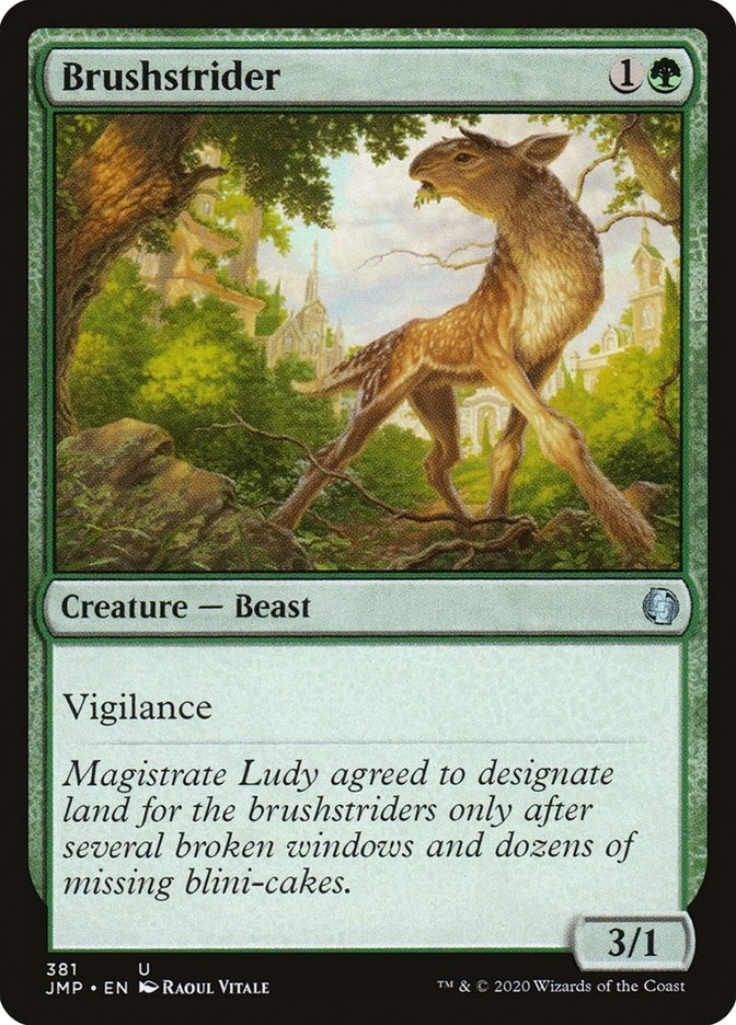 Image for Brushstrider (Jumpstart) (381) - Magic: The Gathering
