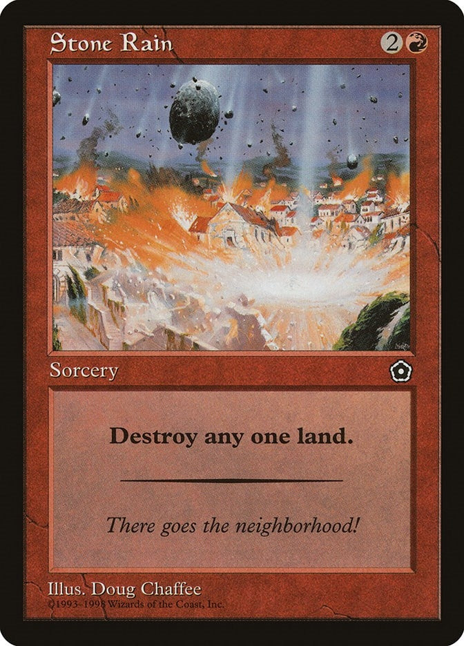Image for Stone Rain (Portal Second Age) - Magic: The Gathering