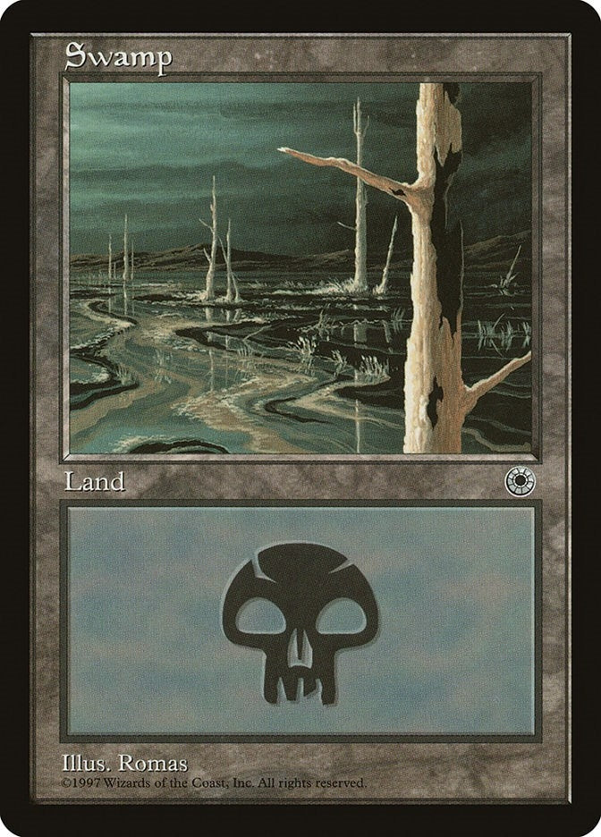 Image for Swamp (White Tree) (Portal) - Magic: The Gathering