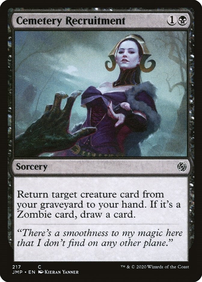 Image for Cemetery Recruitment (Jumpstart) (217) - Magic: The Gathering