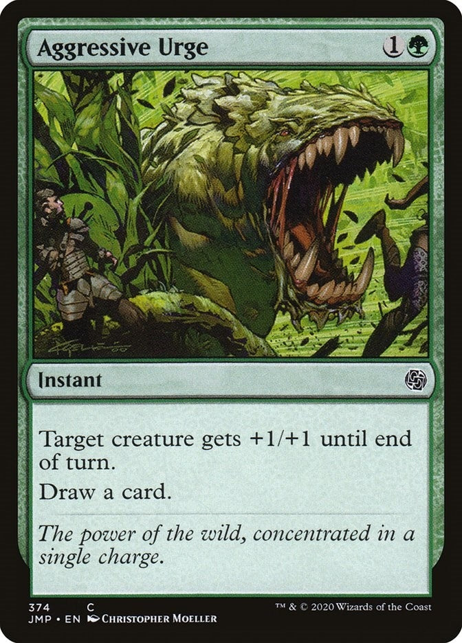 Image for Aggressive Urge (Jumpstart) (374) - Magic: The Gathering