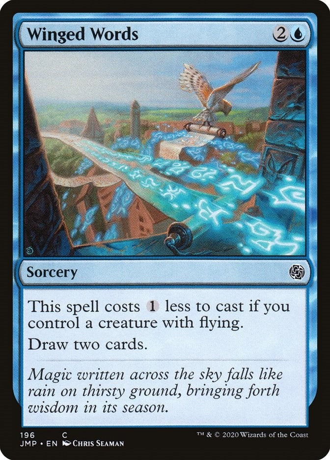 Image for Winged Words (Jumpstart) (196) - Magic: The Gathering