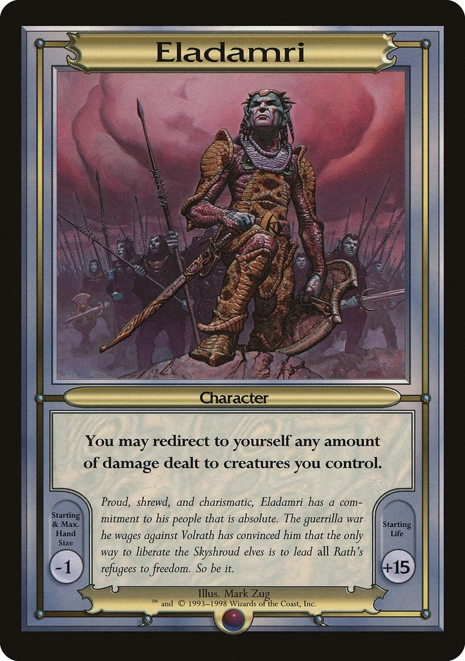 Image for Eladamri (Oversize) (Vanguard) - Magic: The Gathering