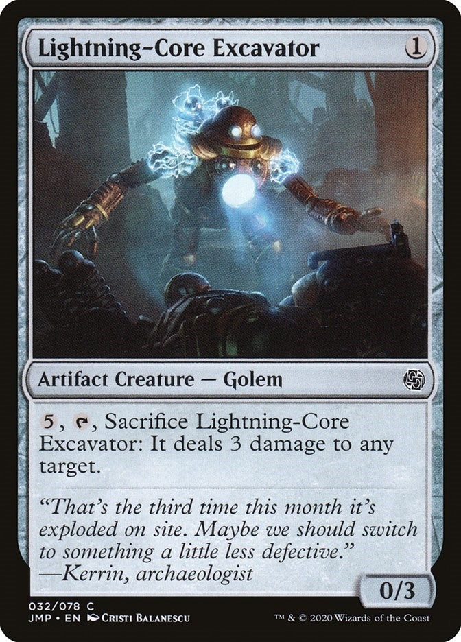 Image for Lightning-Core Excavator (Jumpstart) (32) - Magic: The Gathering