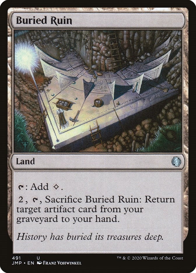 Image for Buried Ruin (Jumpstart) (491) - Magic: The Gathering