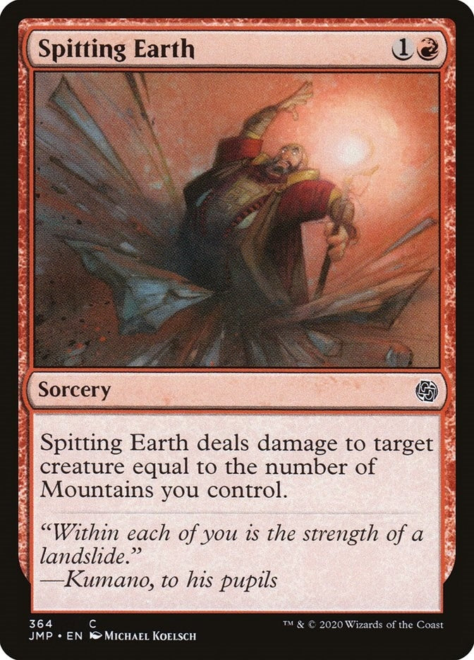 Image for Spitting Earth (Jumpstart) (364) - Magic: The Gathering