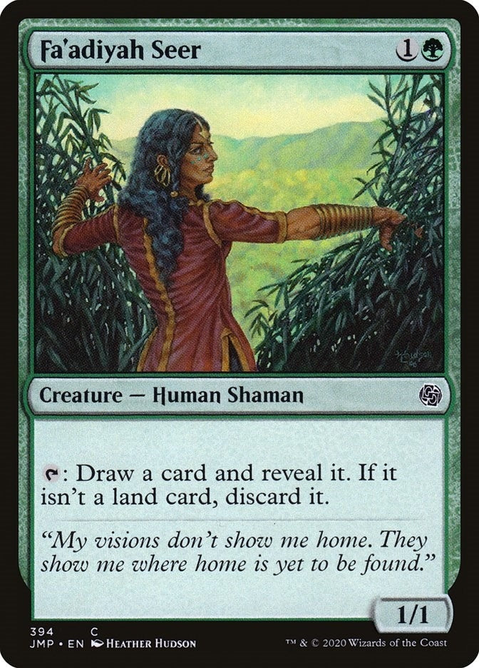 Image for Fa'adiyah Seer (Jumpstart) (394) - Magic: The Gathering