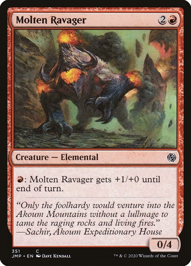 Image for Molten Ravager (Jumpstart) (351) - Magic: The Gathering