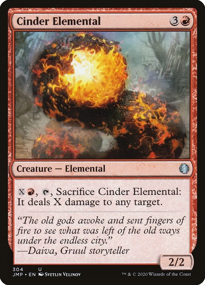 Image for Cinder Elemental (Jumpstart) (304) - Magic: The Gathering
