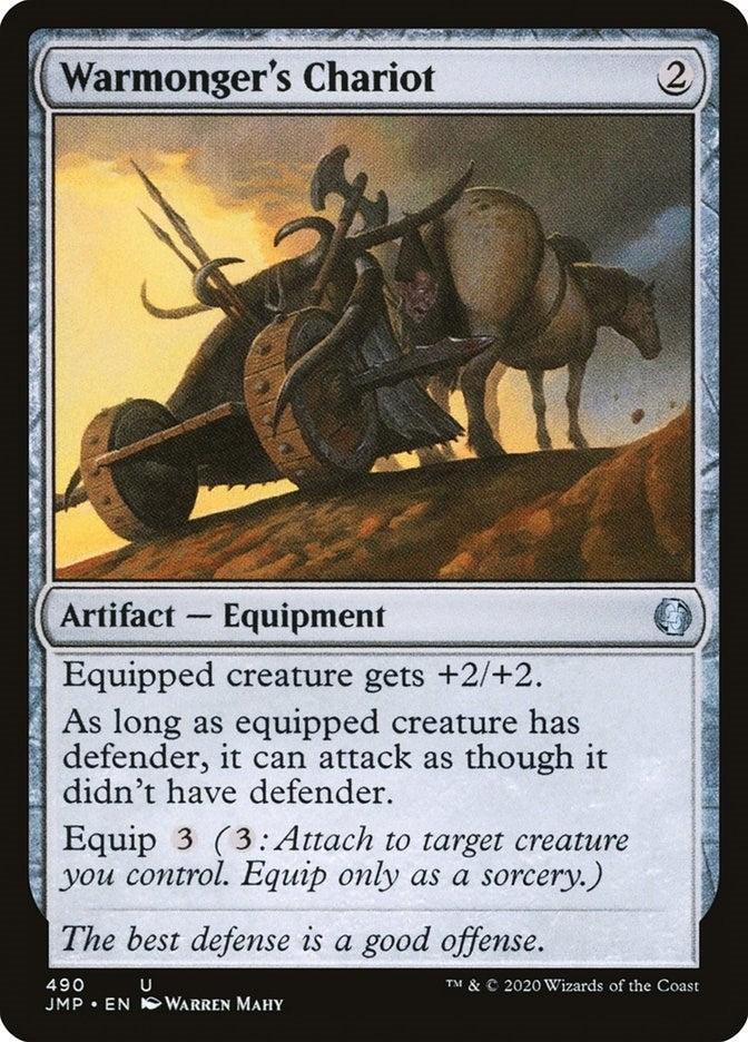 Image for Warmonger's Chariot (Jumpstart) (490) - Magic: The Gathering