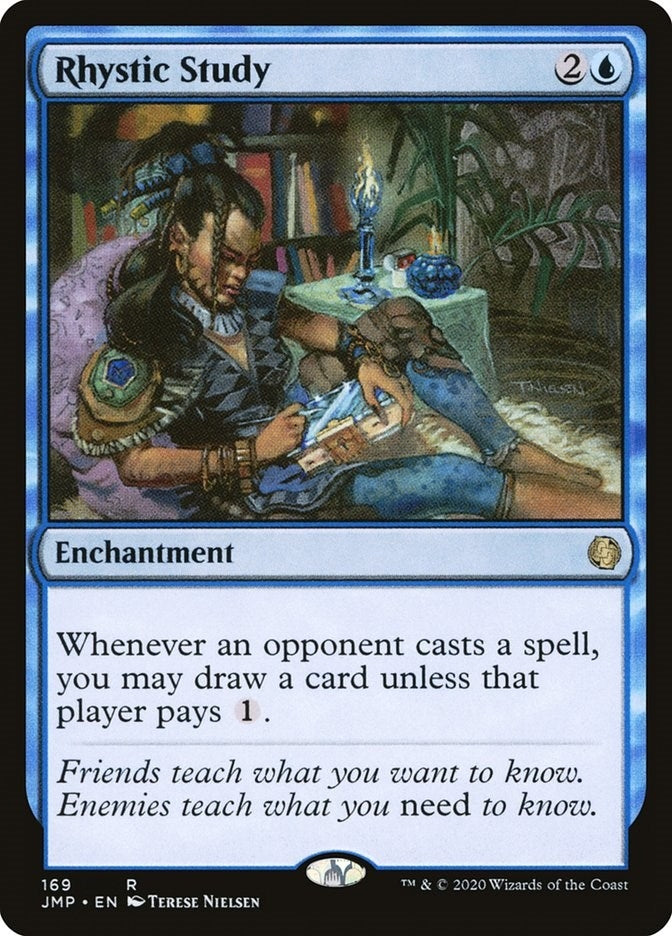 Image for Rhystic Study (Jumpstart) (169) - Magic: The Gathering