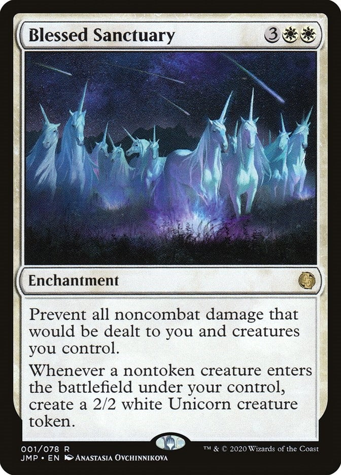 Image for Blessed Sanctuary (Jumpstart) (1) - Magic: The Gathering