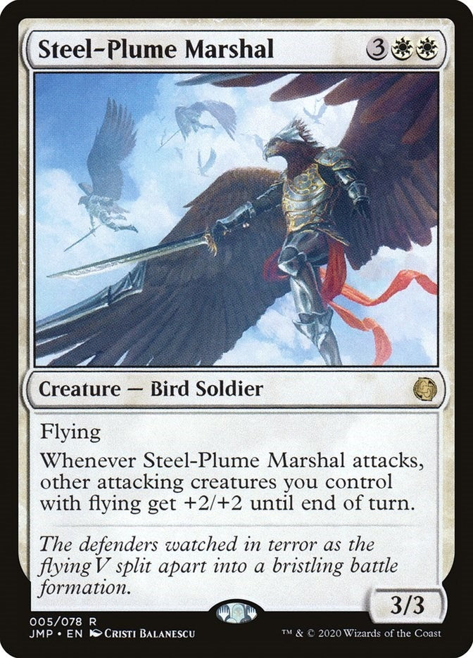 Image for Steel-Plume Marshal (Jumpstart) (5) - Magic: The Gathering