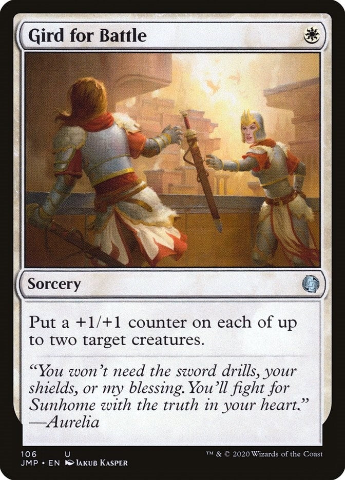 Image for Gird for Battle (Jumpstart) (106) - Magic: The Gathering