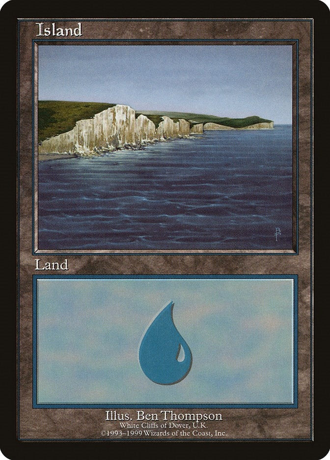 Image for Island - White Cliffs of Dover (European Lands) (12) - Magic: The Gathering