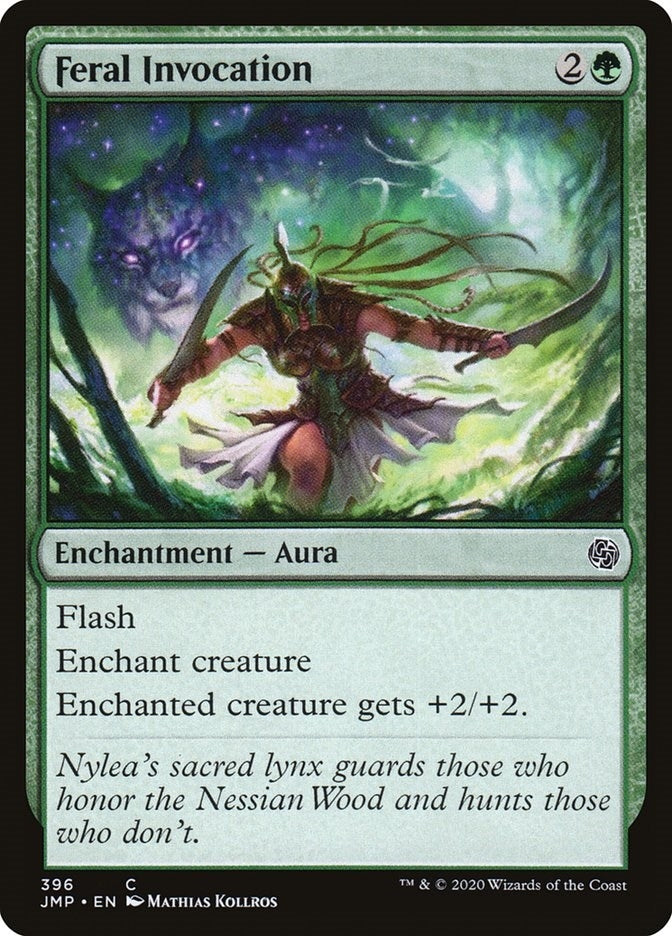 Image for Feral Invocation (Jumpstart) (396) - Magic: The Gathering