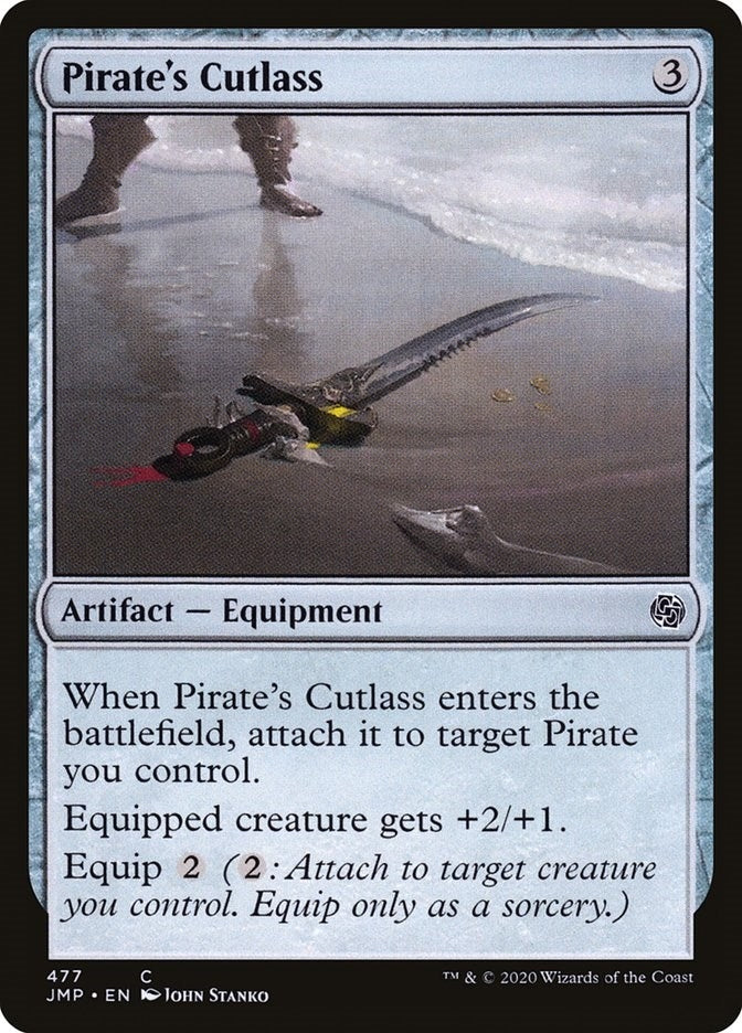 Image for Pirate's Cutlass (Jumpstart) (477) - Magic: The Gathering