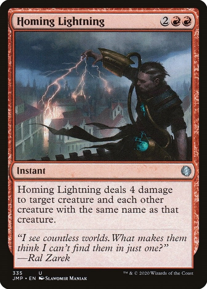Image for Homing Lightning (Jumpstart) (335) - Magic: The Gathering