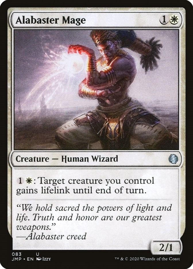 Image for Alabaster Mage (Jumpstart) (83) - Magic: The Gathering