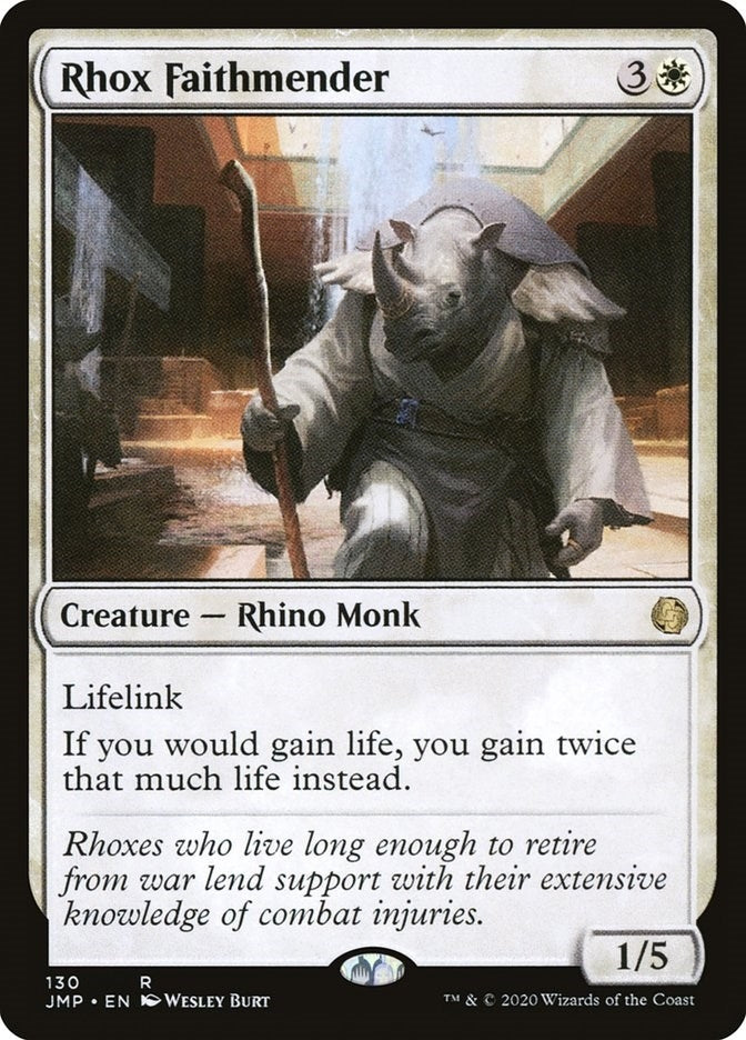 Image for Rhox Faithmender (Jumpstart) (130) - Magic: The Gathering