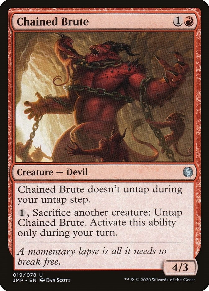 Image for Chained Brute (Jumpstart) (19) - Magic: The Gathering