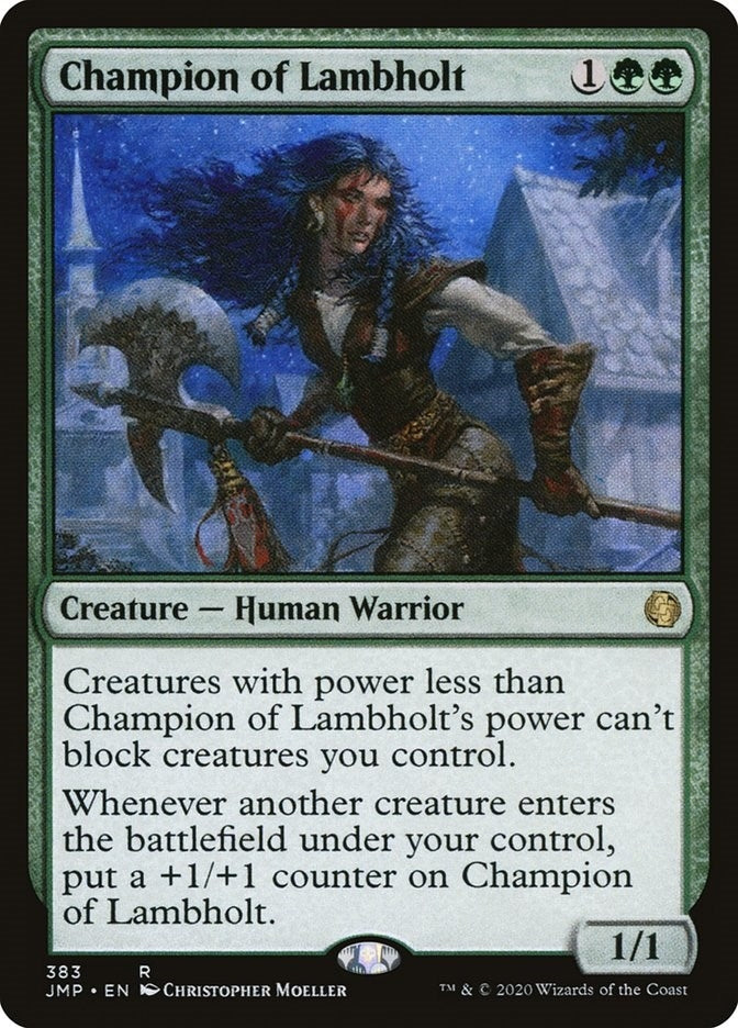Image for Champion of Lambholt (Jumpstart) (383) - Magic: The Gathering